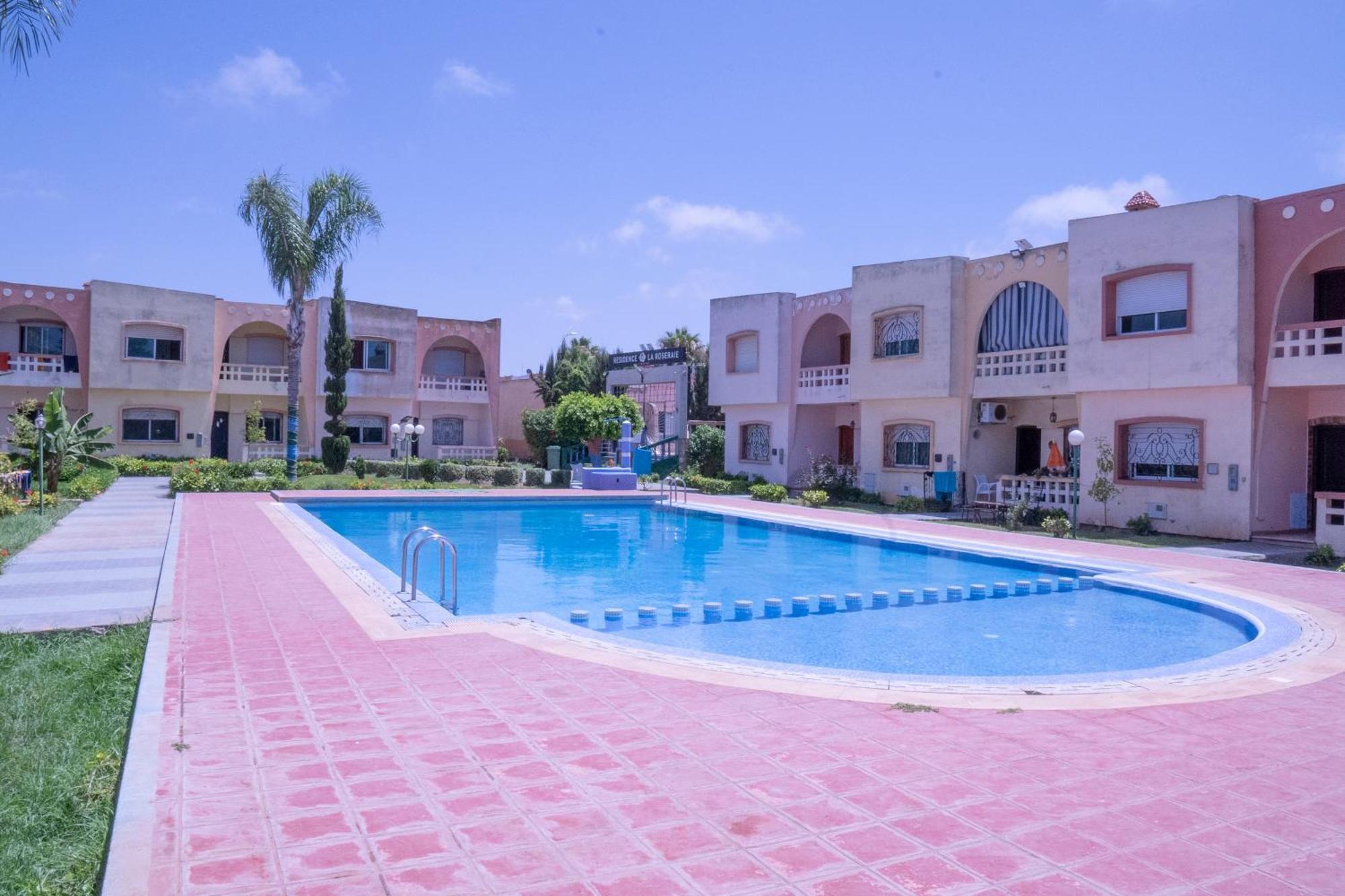 Duplex La Roseraie A 2Min De La Plage 2 Piscines Sidi Bouzid Exterior photo